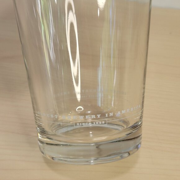 YUENGLING Traditional Lager Oldest Brewery 1829 Logo Clear Pint Glass Breweriana - Picture 3 of 4